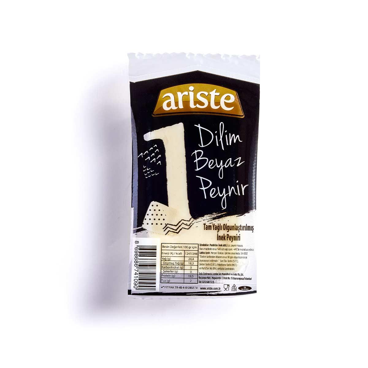 Keyif Serisi – 1 Dilim Beyaz Peynir 50 gr – Tam Yağlı, Olgunlaştırılmış