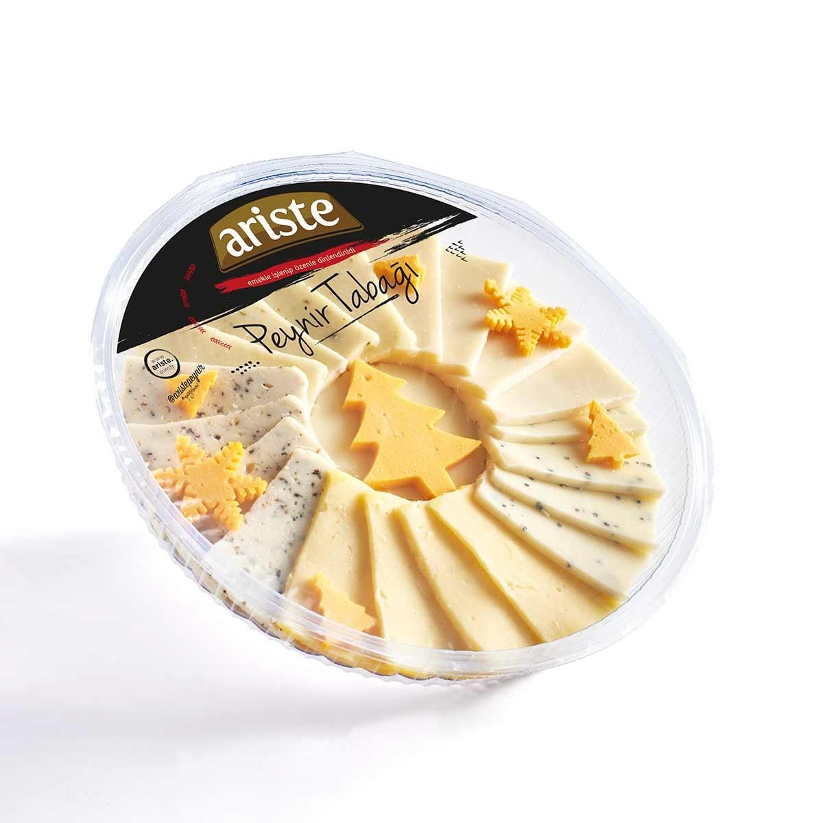 Keyif Serisi – Büyük Peynir Tabağı 450 gr – Lezzetli Peynir Dilimleri