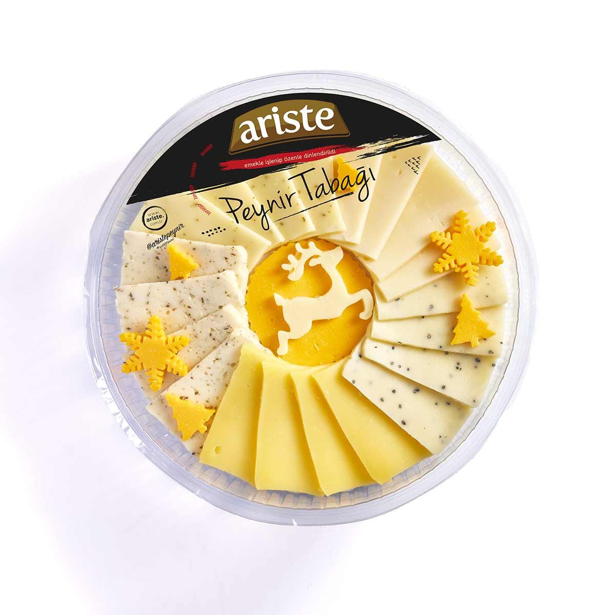 Keyif Serisi – Büyük Peynir Tabağı 450 gr – Lezzetli Peynir Dilimleri