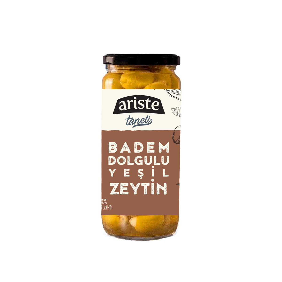 Badem Dolgulu – Bademli Yeşil Zeytin 300 gr