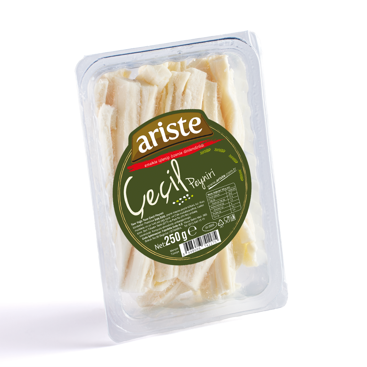 Tam Yağlı Çeçil Peyniri 250 gr
