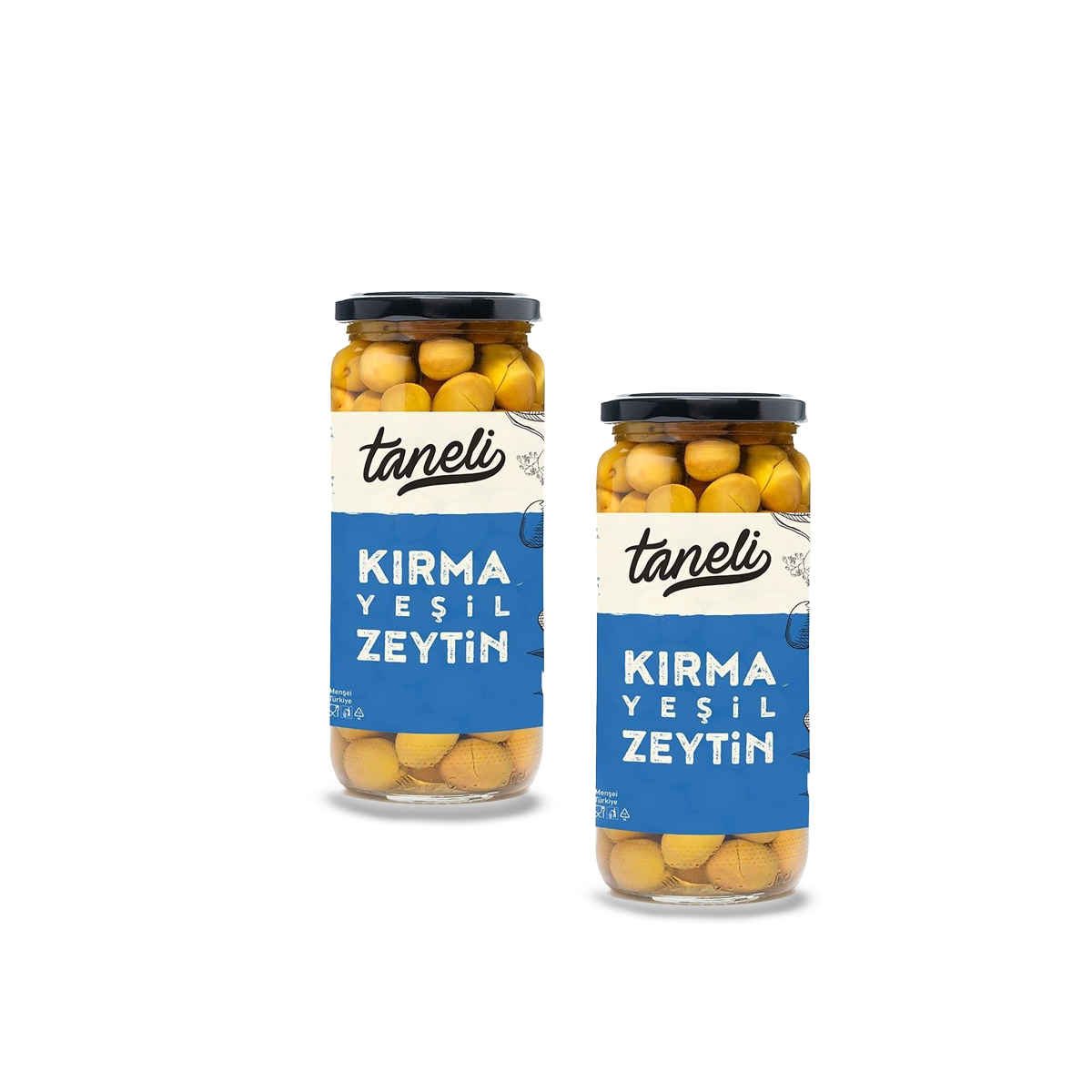 2li Kırma Yeşil Zeytin 600 gr (300 gr x 2)