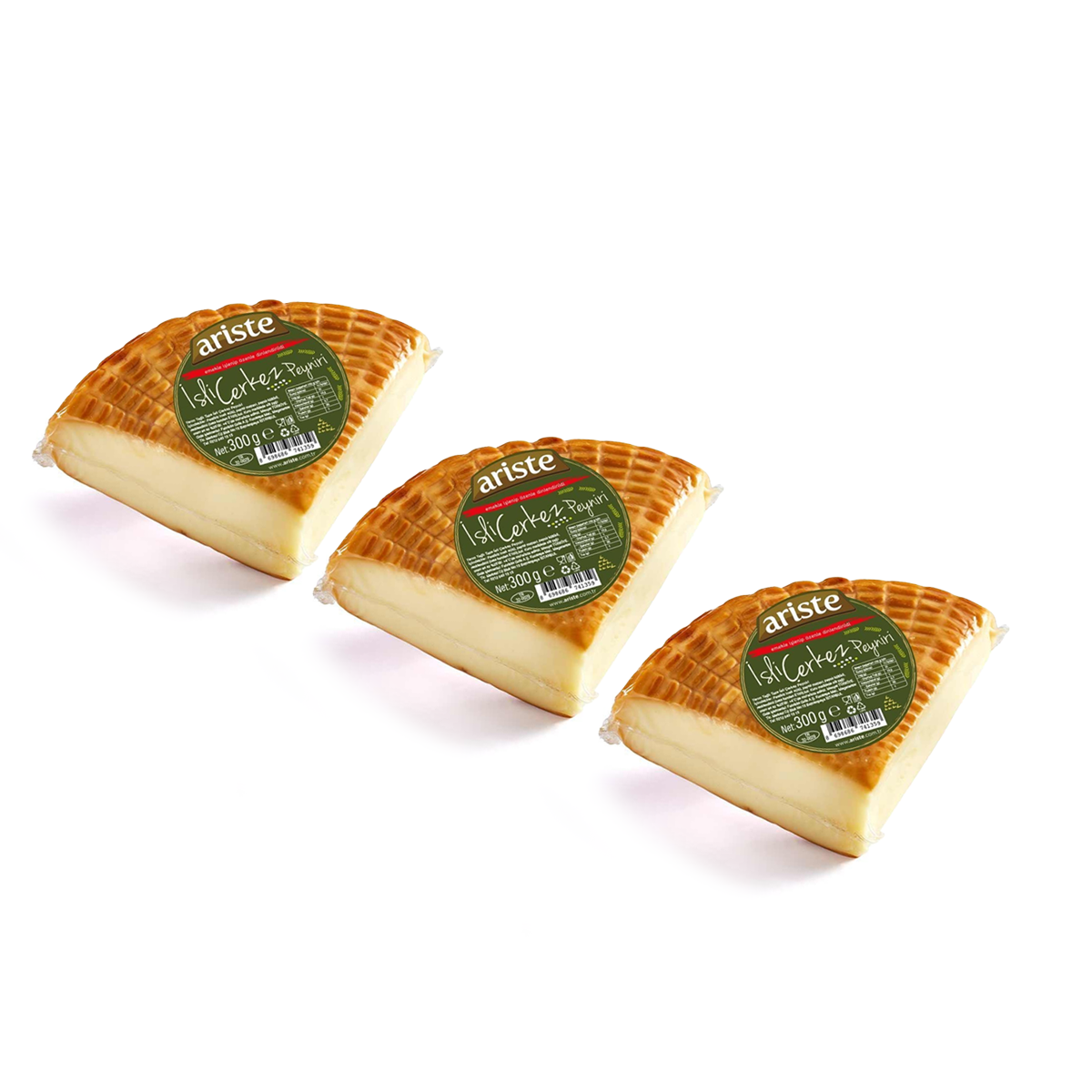 3lü İsli Çerkez Peyniri 900 gr (300 gr x 3)