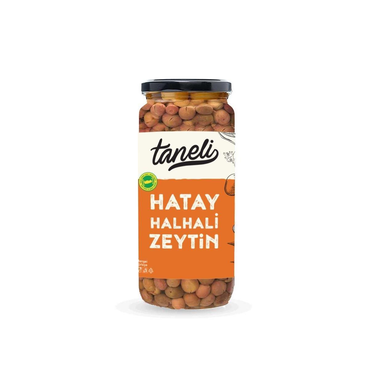3lü Hatay Halhali Yeşil Zeytin 900 gr (300 gr x 3)