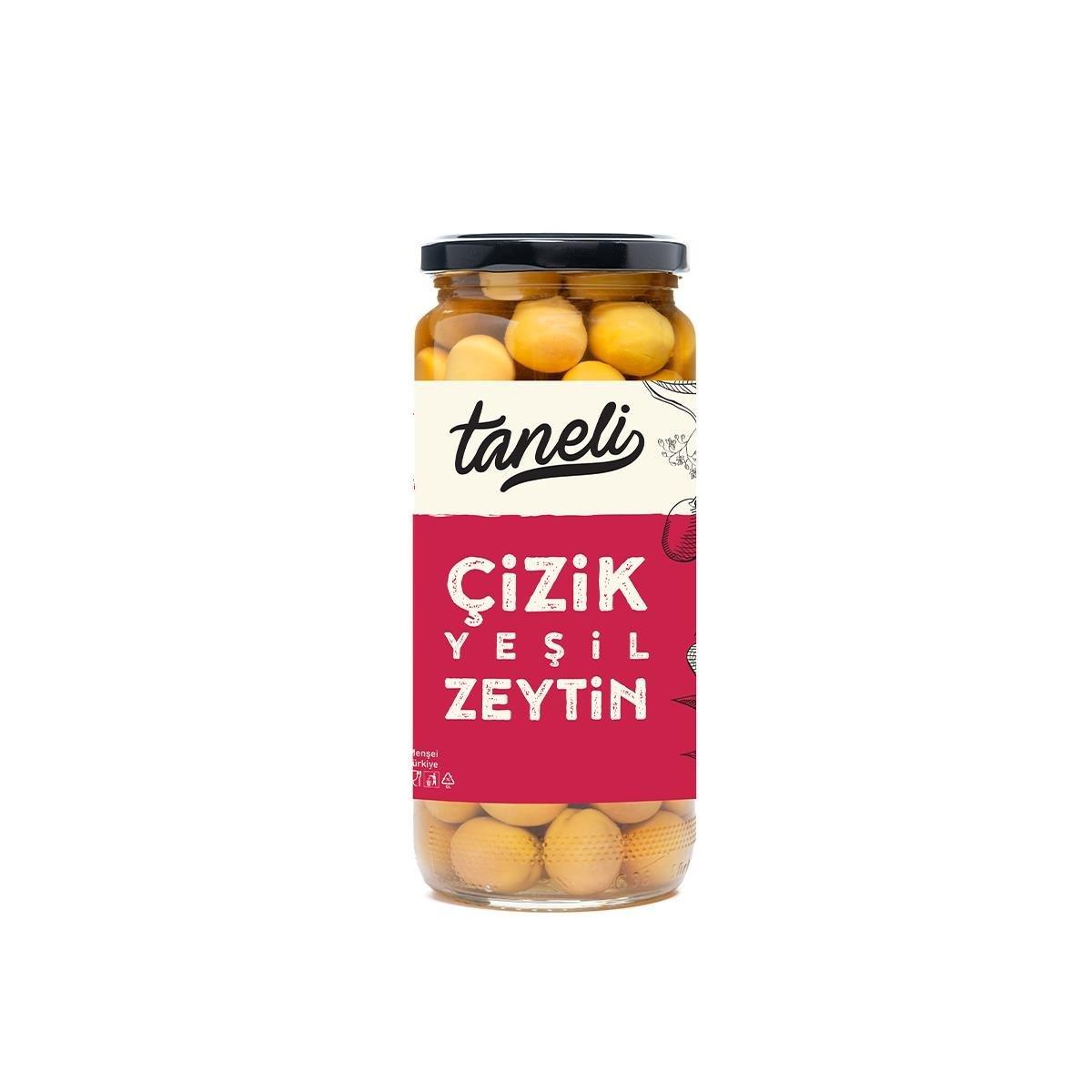 4lü Yeşil Zeytin Seti 1.200 gr (Çizik, Kırma, Domat, Izgara)