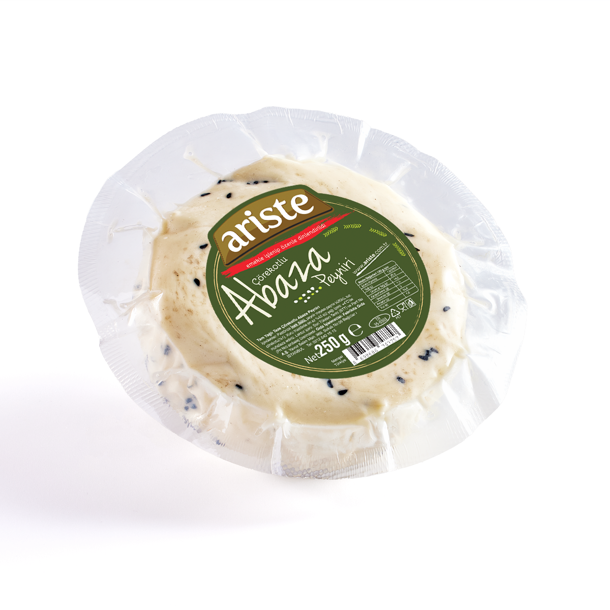 Çörek Otlu Abaza Peyniri 250 gr – Dinlendirilmiş