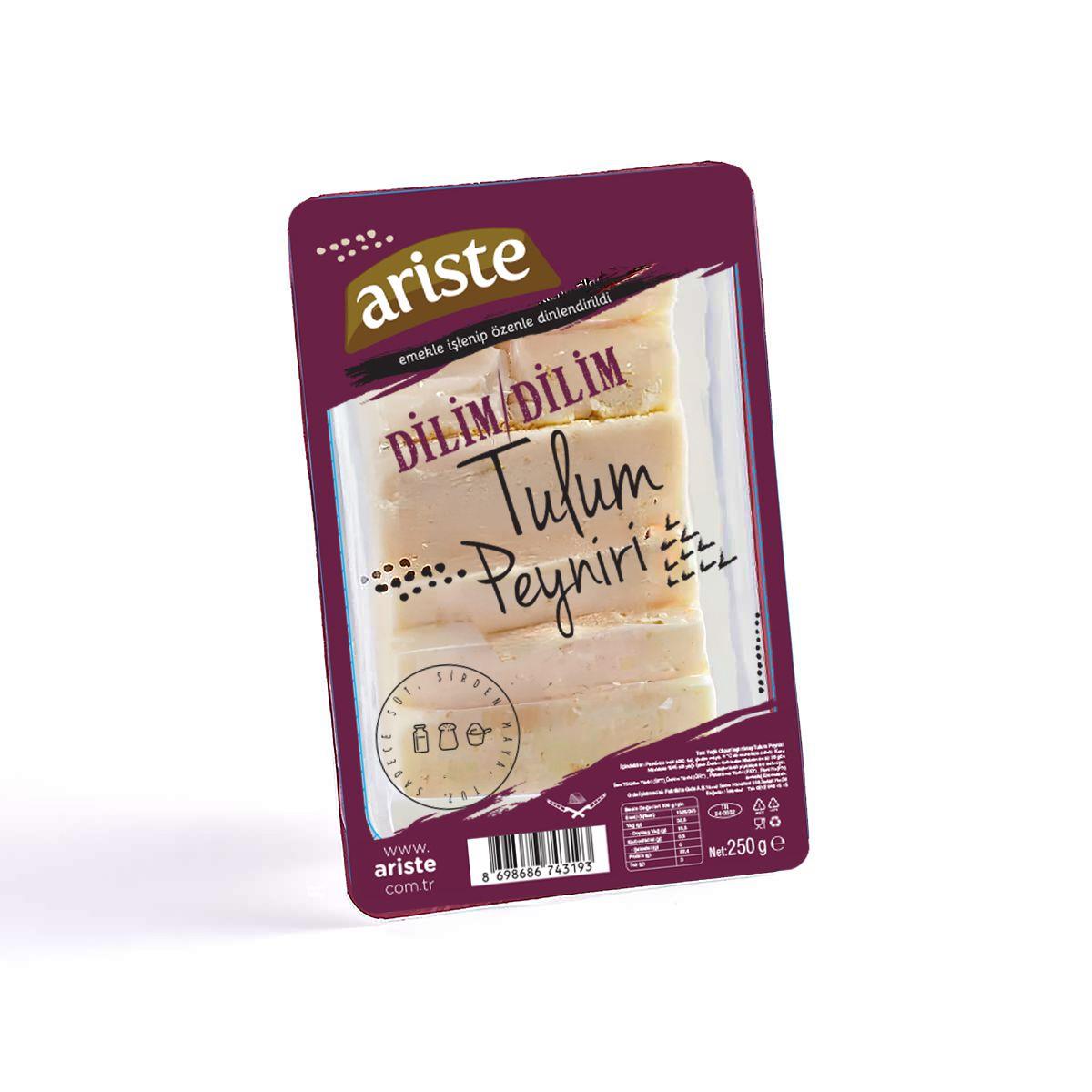 Keyif Serisi – Dilimli Tulum Peyniri 250 gr (İnek Sütü) – Tam Yağlı, Olgunlaştırılmış
