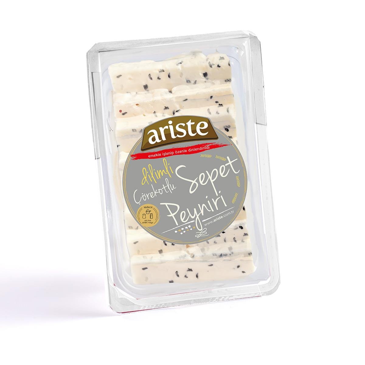 Keyif Serisi – Dilimli Hanımeli Çörekotlu Sepet Peyniri 250 gr