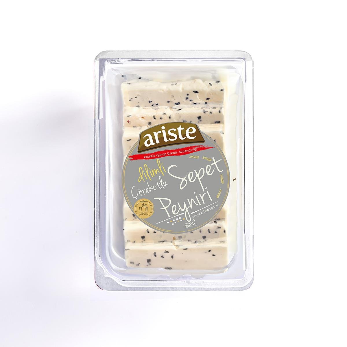 Keyif Serisi – Dilimli Hanımeli Çörekotlu Sepet Peyniri 250 gr