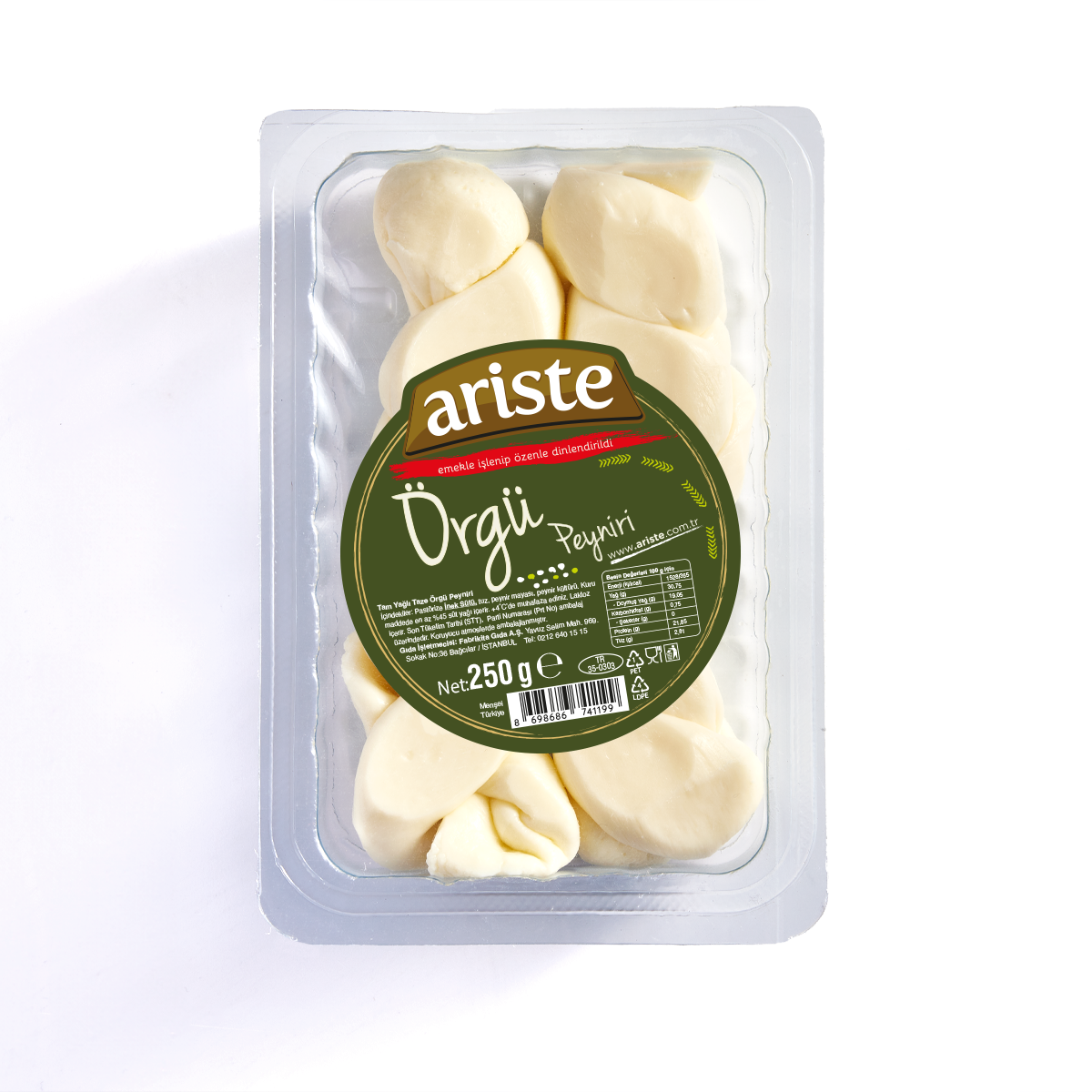 ÖRGÜ PEYNİRİ 250 GR