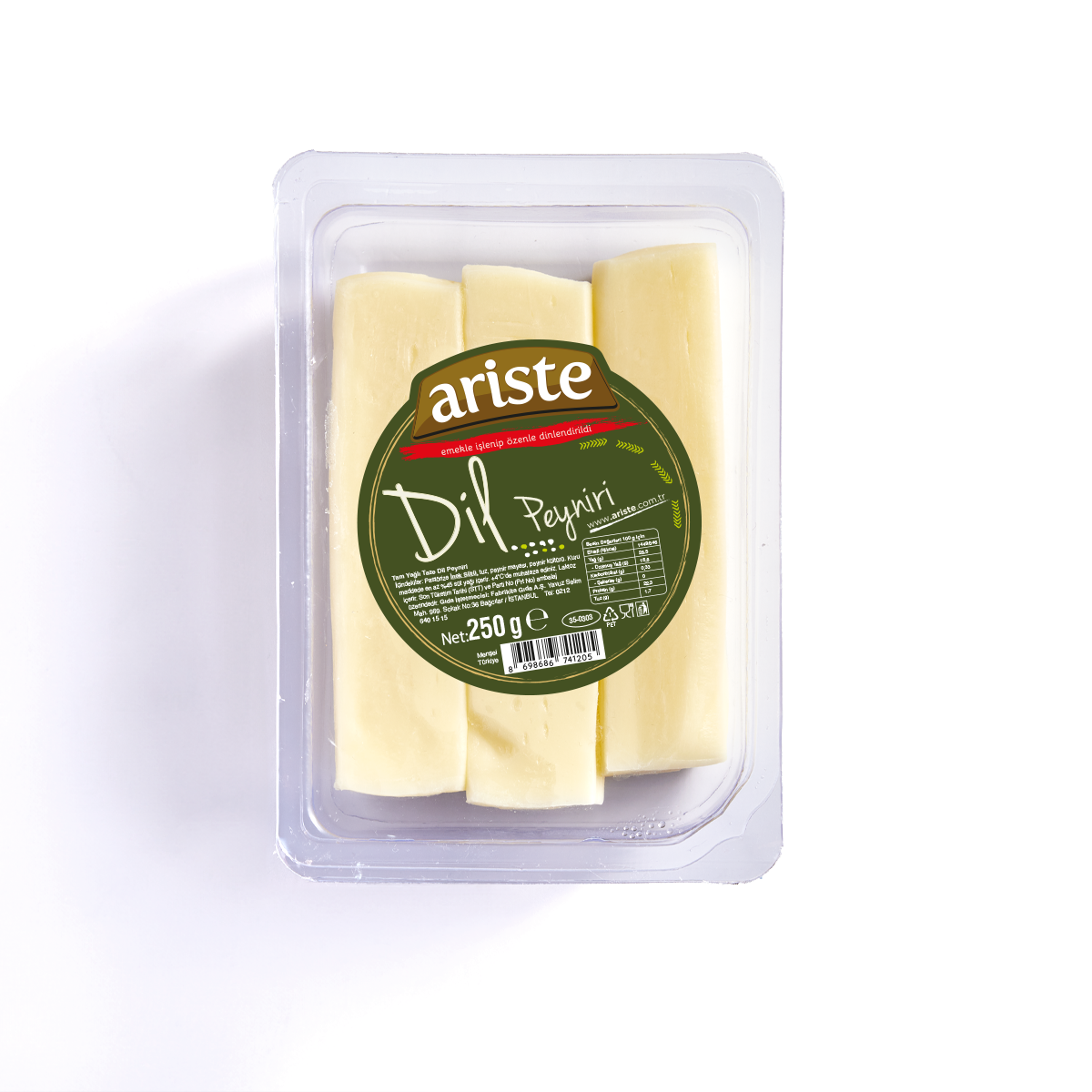 Tam Yağlı Dil Peyniri 250 gr