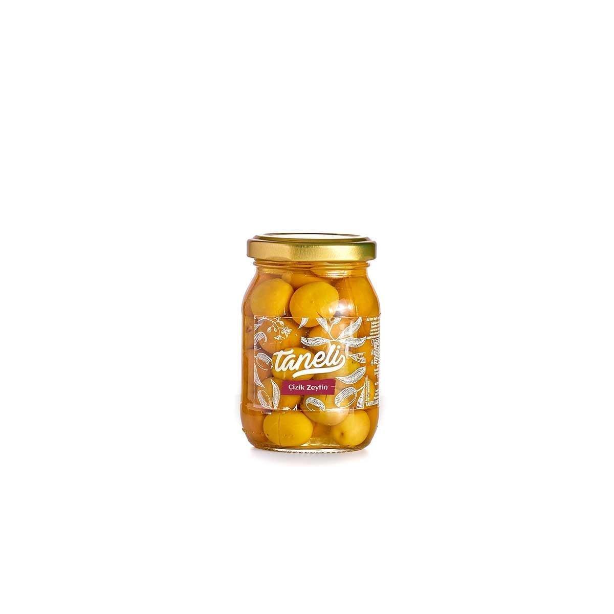 Çizik Yeşil Zeytin ve Kırma Yeşil Zeytin 200 gr (100 gr x 2)