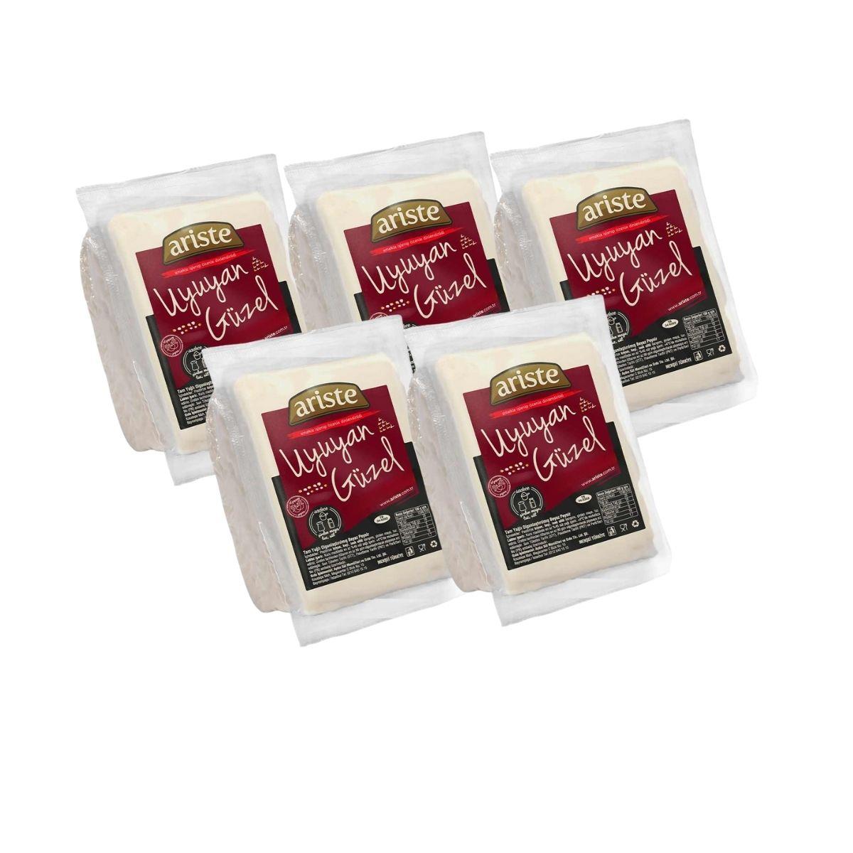 Uyuyan Güzel Tam Yağlı Beyaz Peynir 2250 gr (Koyun Sütü Ağırlıklı) (450 gr x 5) – Dinlendirilmiş