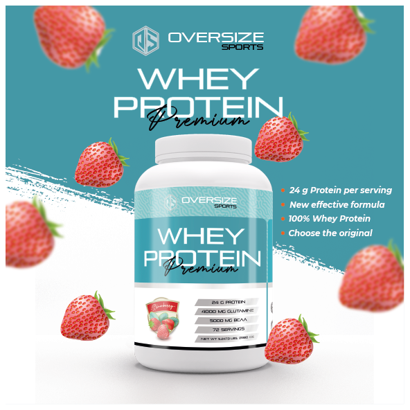 Whey Protein Premium Çilek 2380g 72 Servis