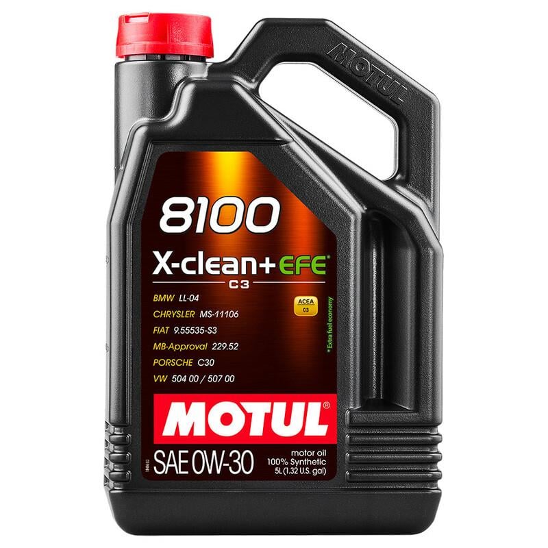 MOTUL 8100 X-CLEAN+ EFE 0W30 5LT