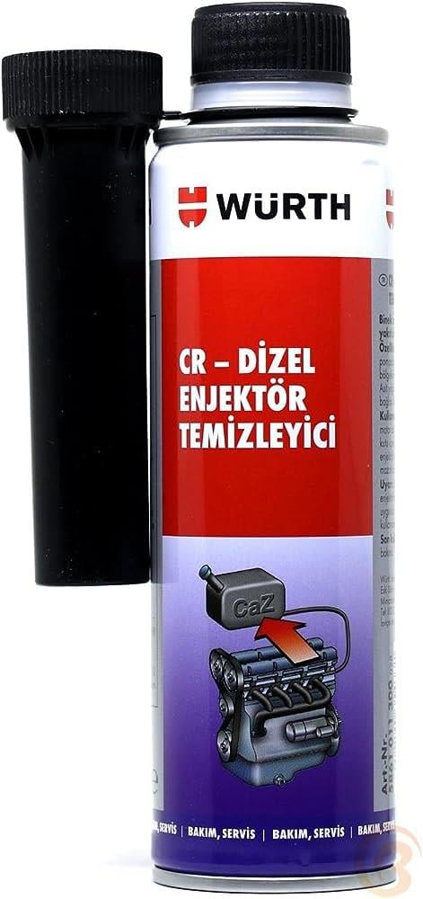 WÜRTH CR-DİZEL YAKIT SİSTEMİ VE ENJEKTÖR TEMİZLEYİCİ 300ML