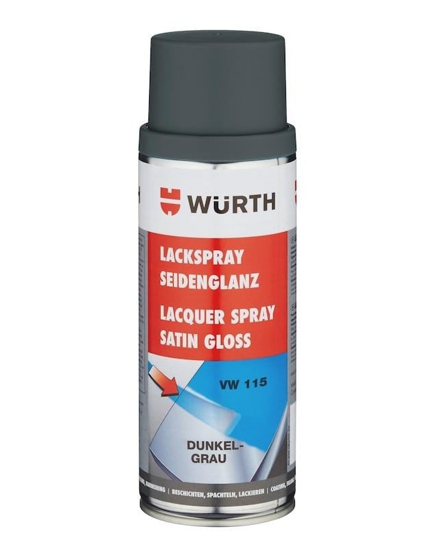 WÜRTH SPREY TAMPON BOYA KOYU GRİ 400ML