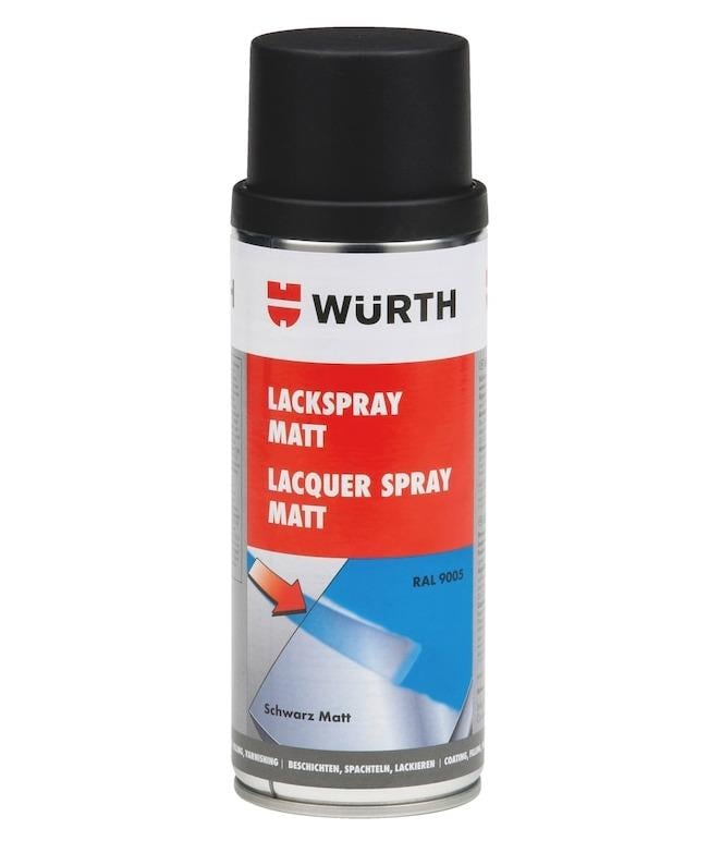 WÜRTH SPREY TAMPON BOYA MAT SİYAH 400ML