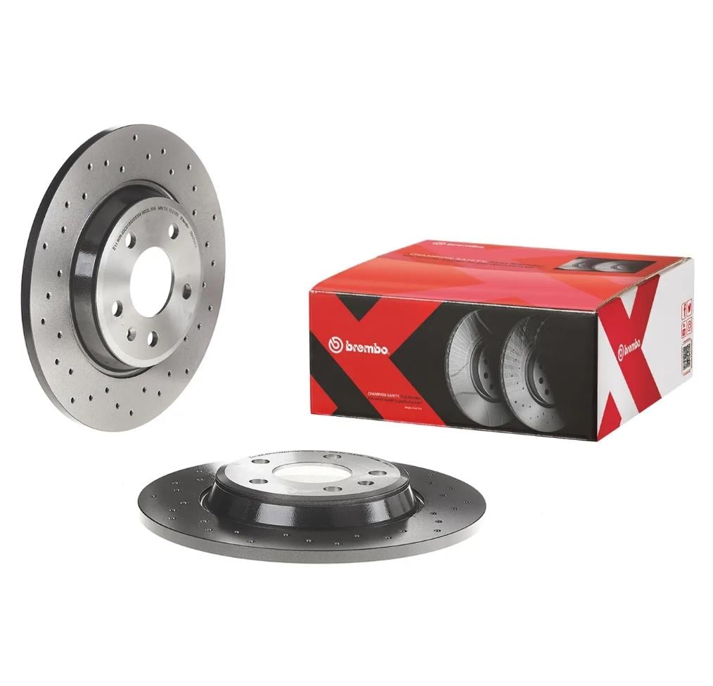 Brembo 08.A759.1X XTRA Arka Fren Diski (Delikli – 300 mm)