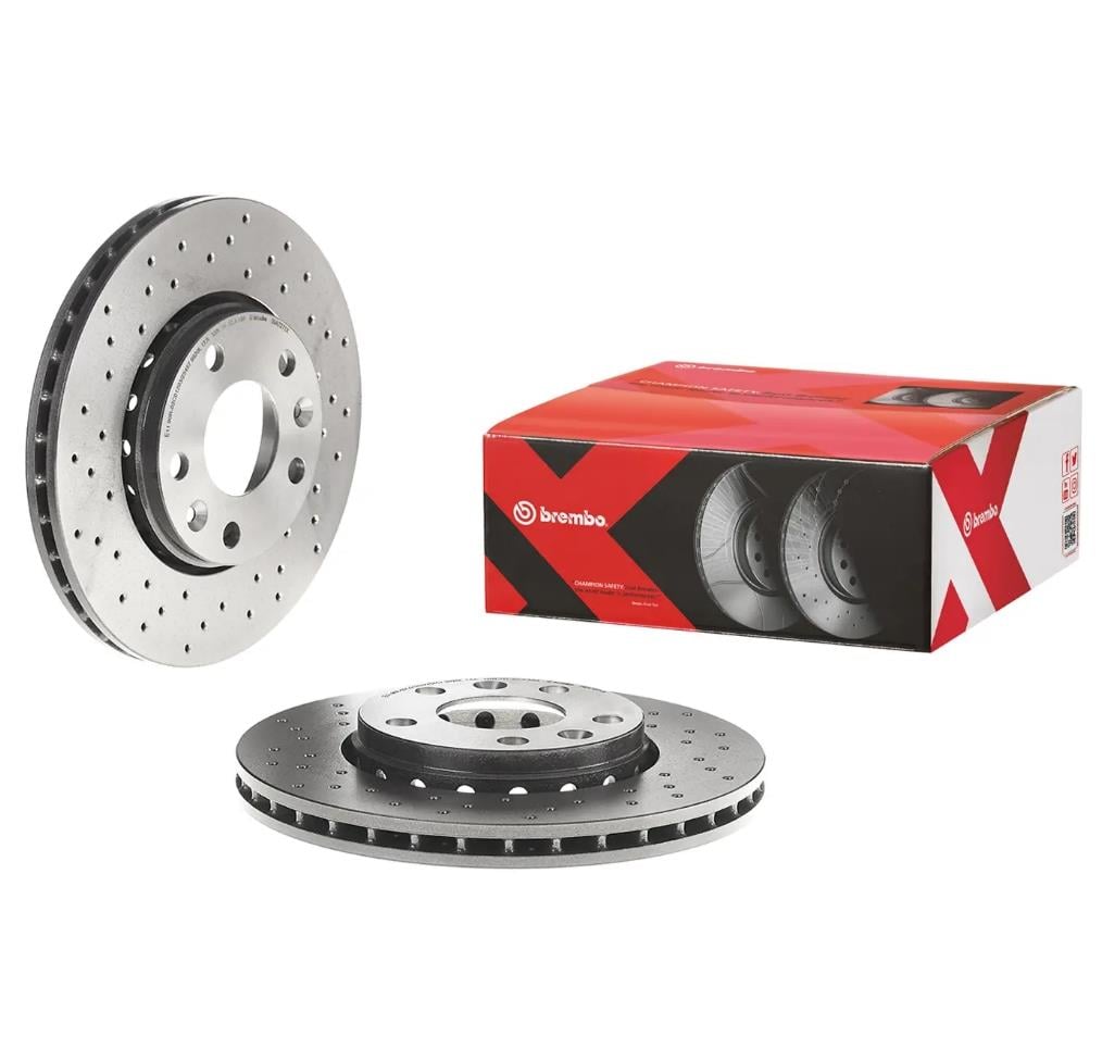 Brembo 09.A727.1X XTRA Ön Fren Diski (Delikli – 280 mm)