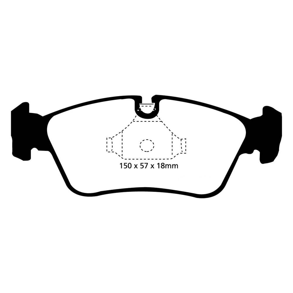 EBC YELLOWSTUFF BRAKE PADS BMW 3.16,3.18 (E46)