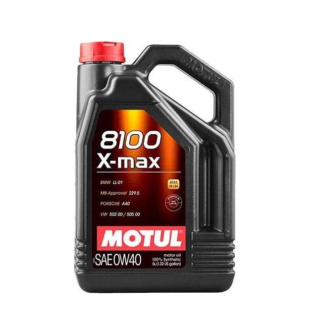MOTUL 8100 X-MAX 0W40 5LT