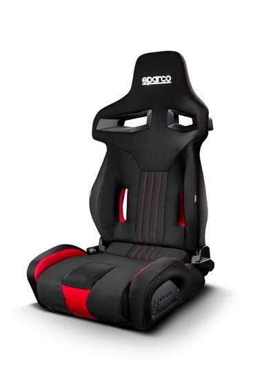 SPARCO R333 CADDE KOLTUGU SİYAH KIRMIZI