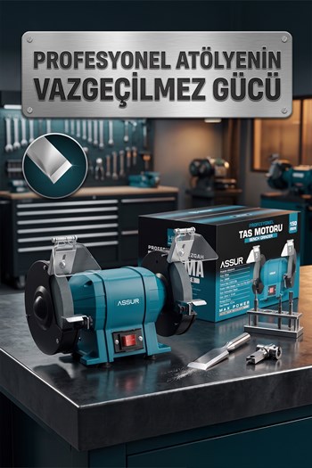 150mm Zımpara Balta Bıçak Bileme Makinesi Taş Motoru Tezgah Üstü Taşlama Makinesi