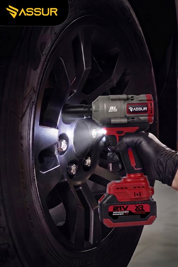 21V 1100 NM Torklu Çift Akülü 10 Pilli 1/2 Kırmızı Şarjlı Somun Sıkma Sökme Makinesi