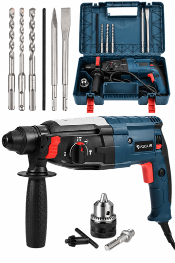 Assur 850W Metal Şanzıman Darbeli Matkap Kırıcı Delici Hilti 2-28mm