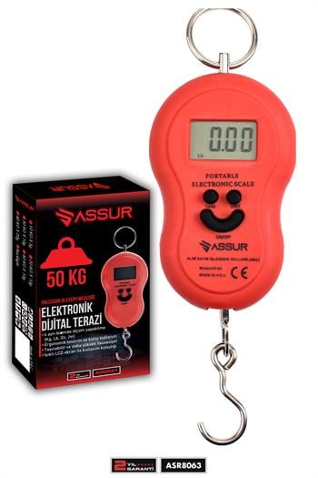 Assur Dijital El Terazisi 4 Ayrı Birim Hassas 50 Kg Kantar Terazi