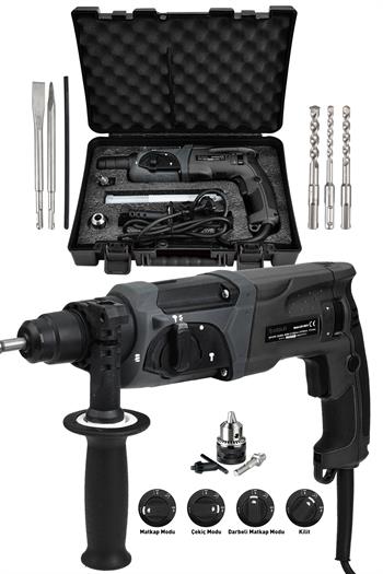 Assur 850W Darbeli Metal Şanzıman Kırıcı Delici Hilti Matkap