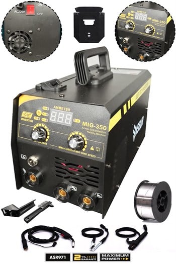 MIG-350 350A Profesyonel 3ü 1 Arada MIG MMA TIG İnverter Gazsız Gazaltı Kaynak Makinesi