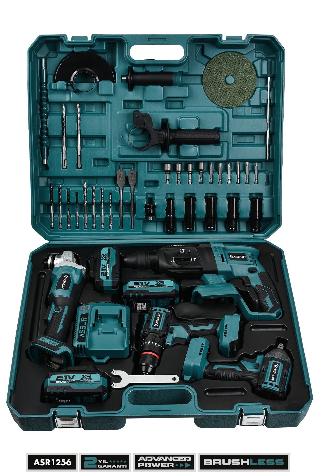 アソシ　Associated ショック4個セット b74.1 12ミリ ASSUR 21V 4'lü Set Taşlama - Somun Sıkma Sökme - Akülü Vidalama -