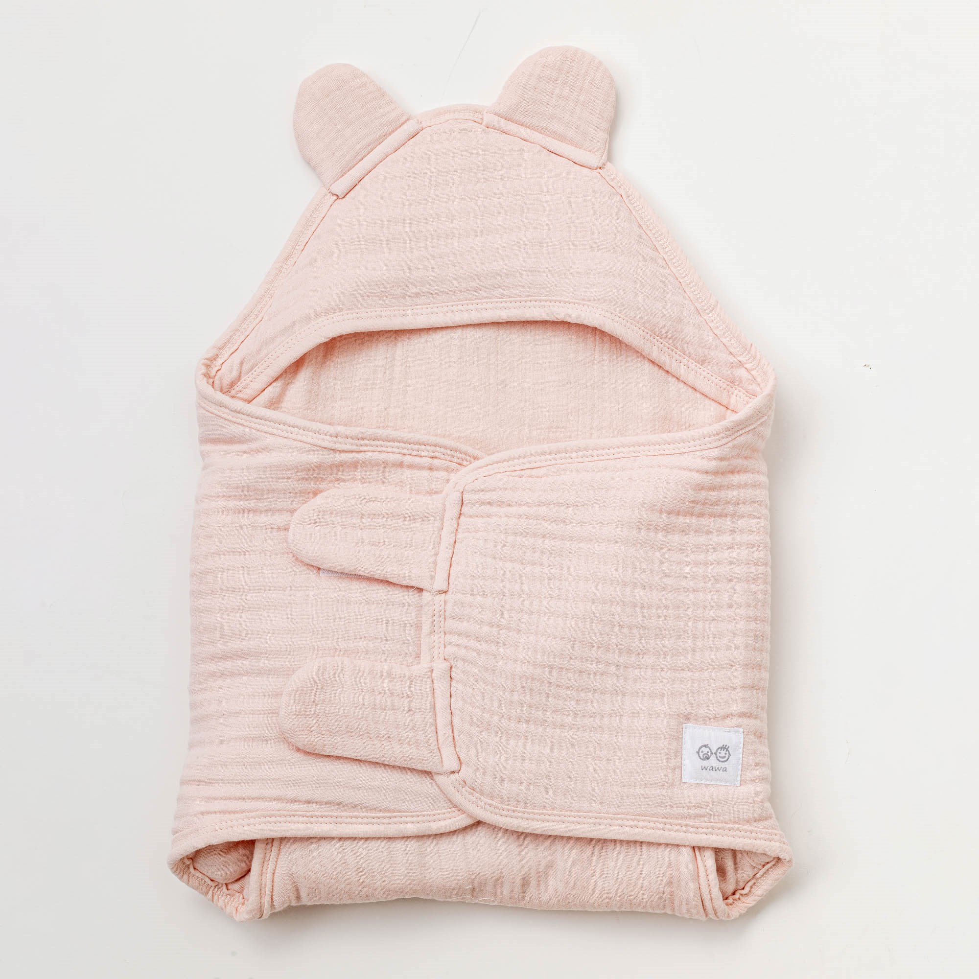 Andywawa %100 Pamuk Müslin Kundak Pembe