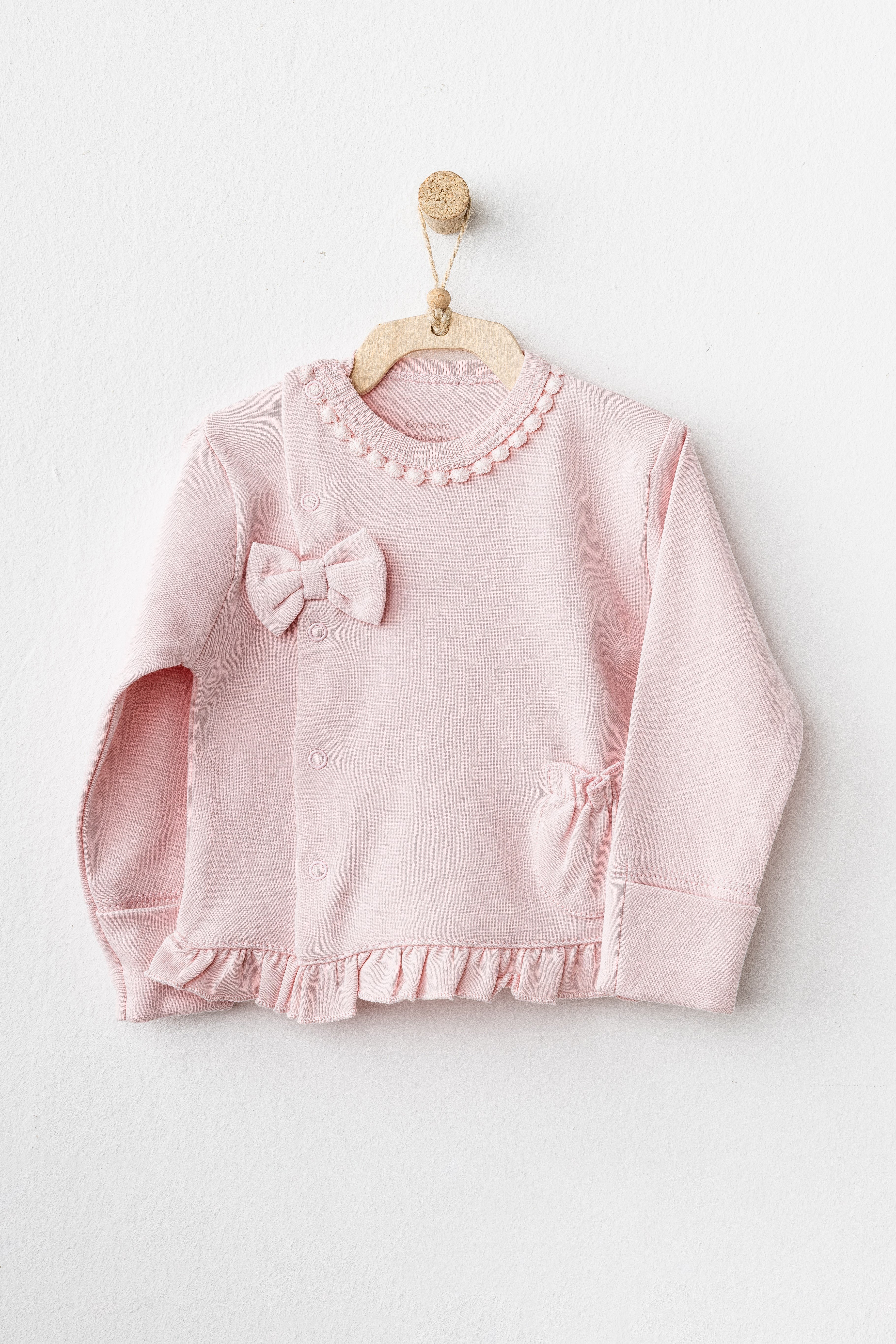 Andywawa Organik 5li Naturel Kız Set Pembe
