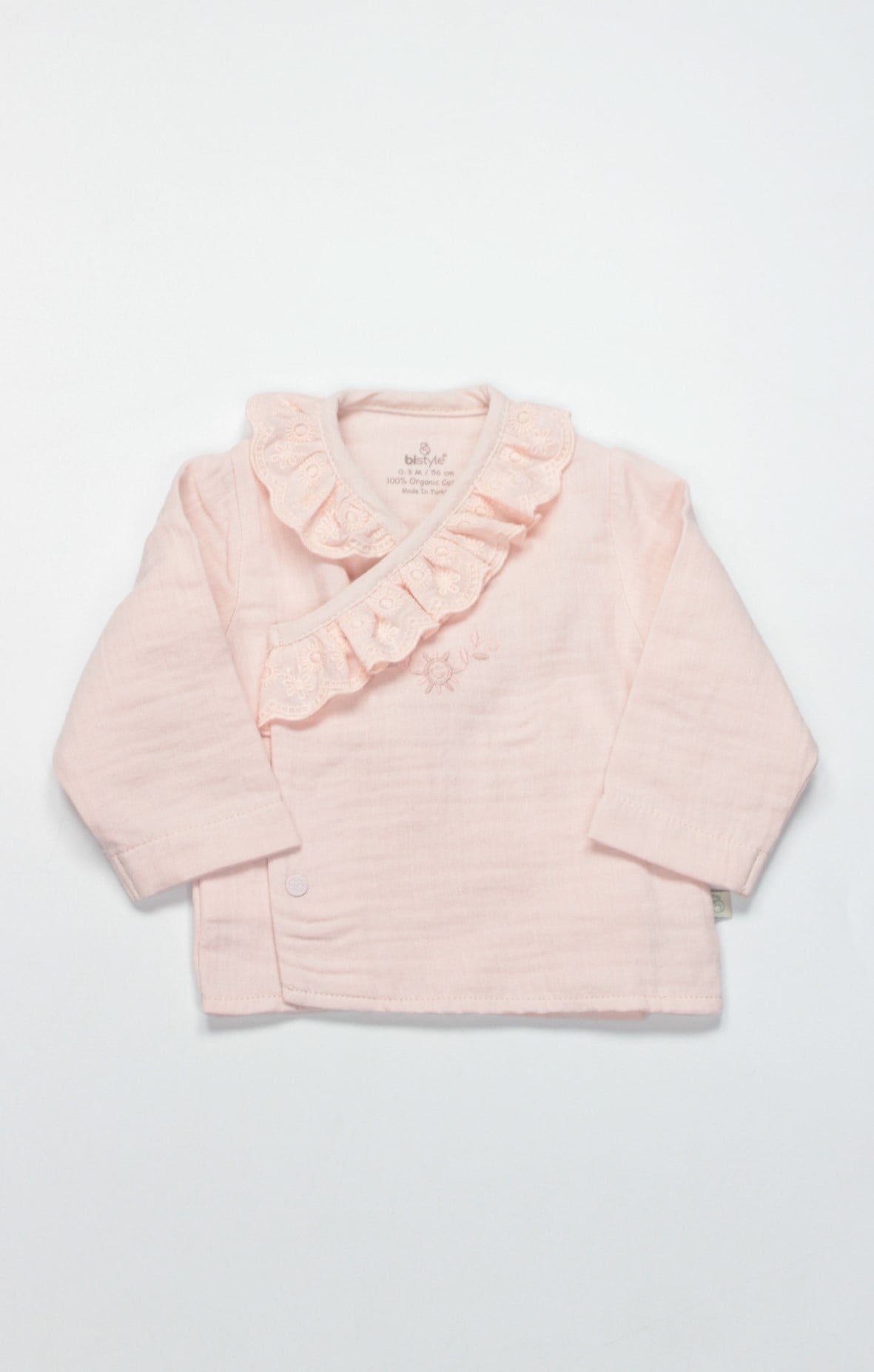Bistyle GOTS Sertifikalı 4lü Müslin Set Pembe