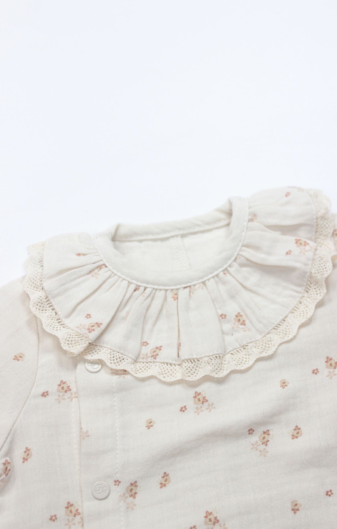 Bistyle GOTS Sertifikalı Flowers 4lü Müslin Set Bej