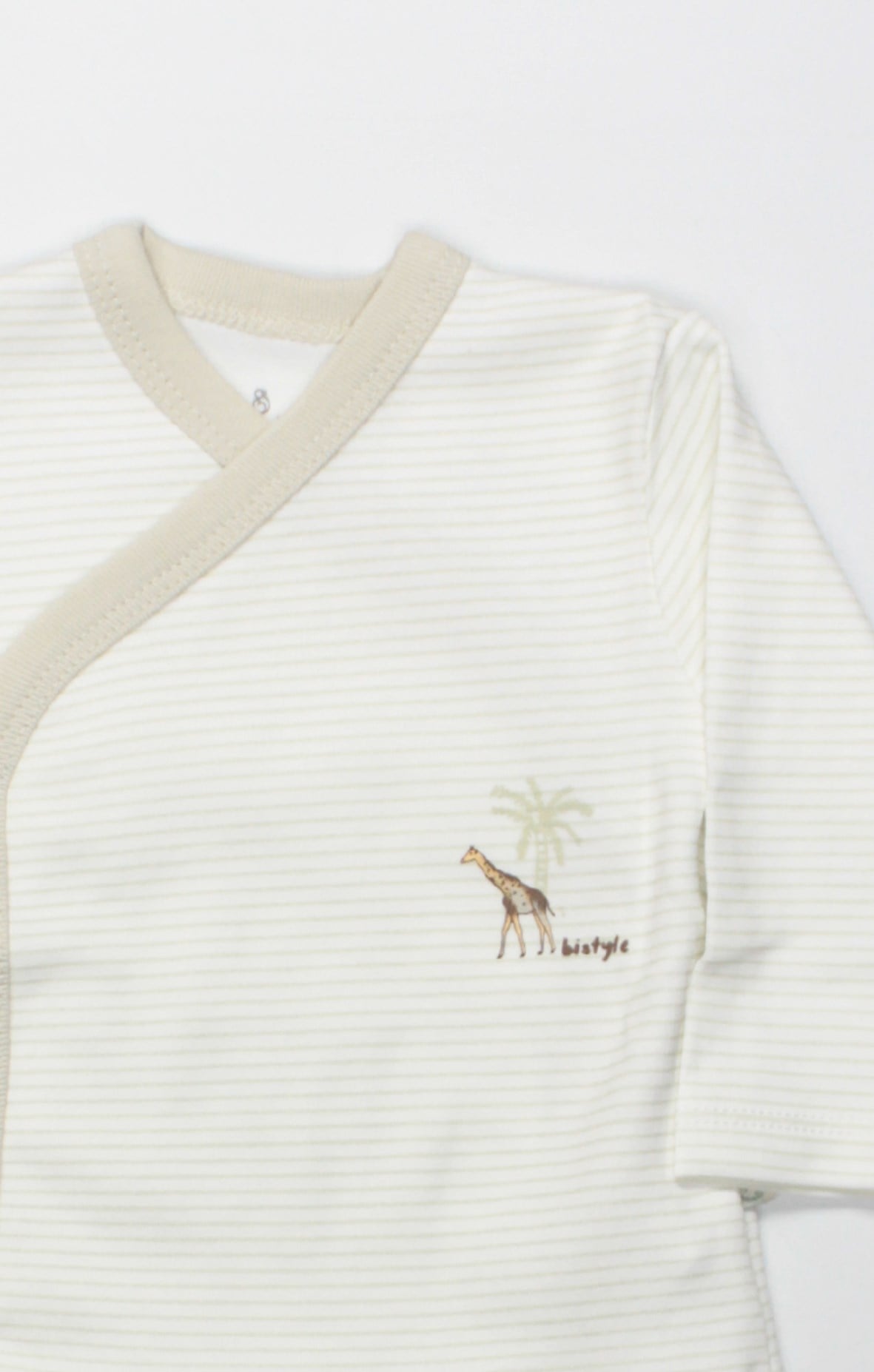 Bistyle GOTS Sertifikalı Safari 10lu Set Unisex Yeşil Ekru