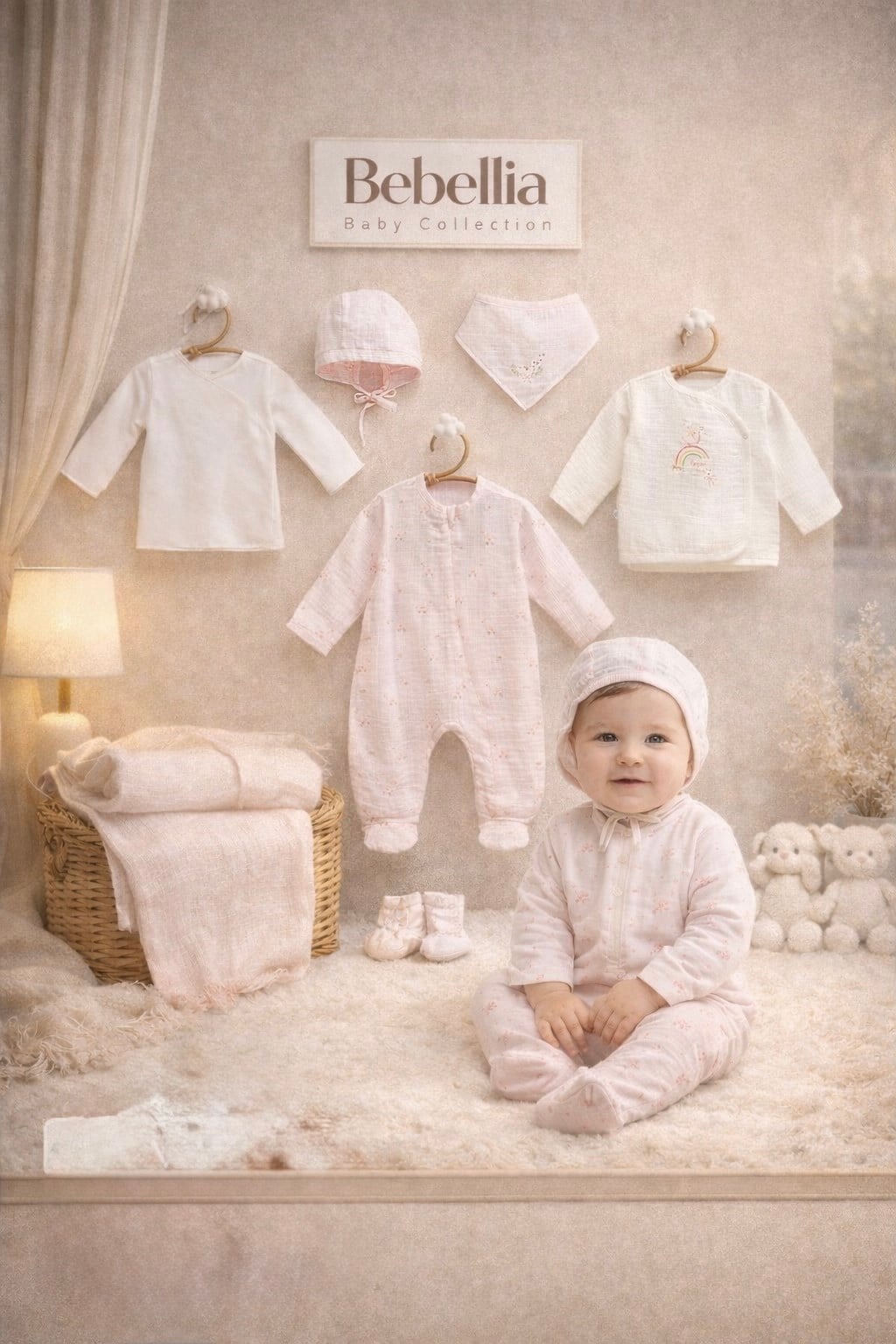 Caramell %100 Pamuk Love Time Müslin 10lu Set Pembe
