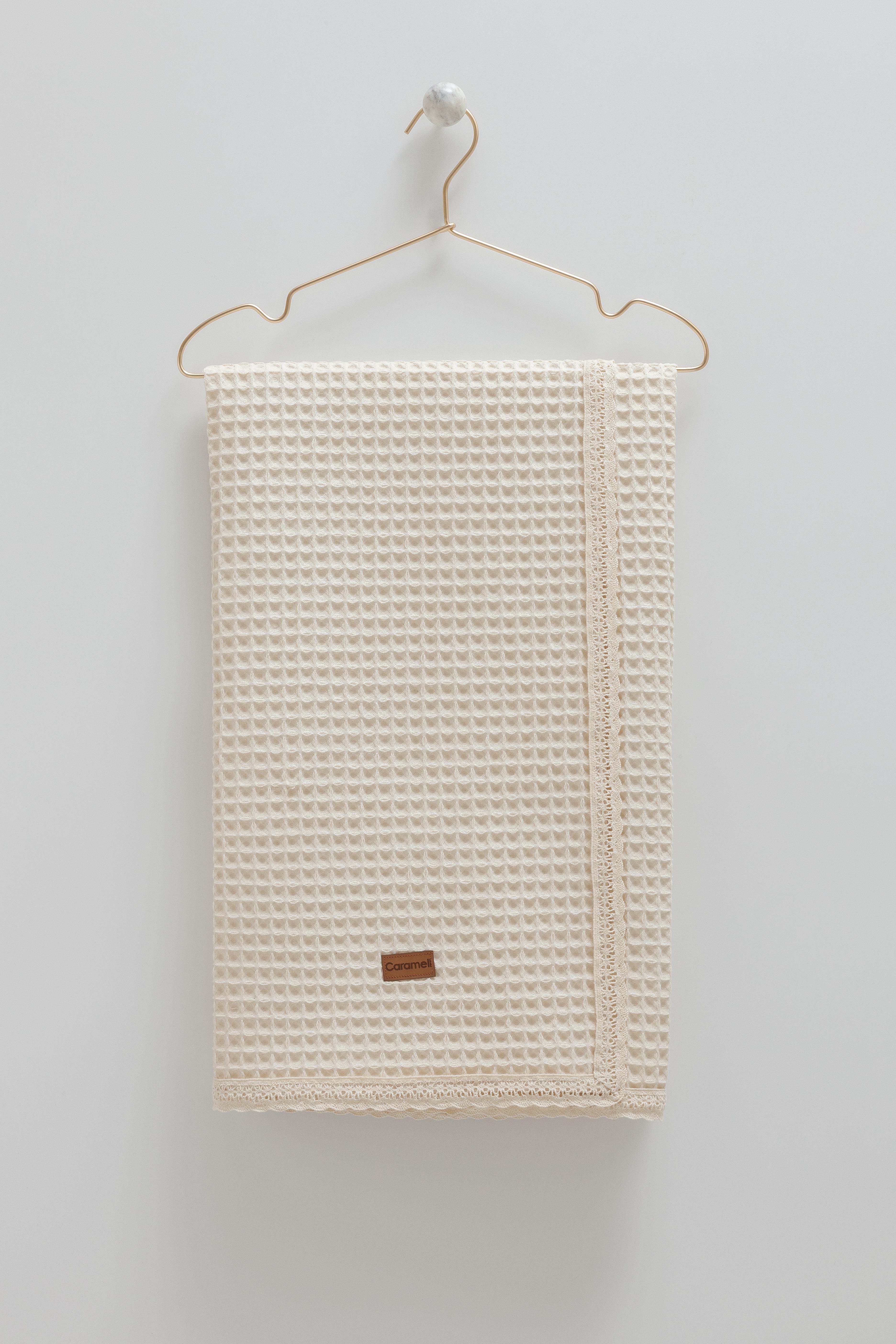 Caramell Premium Kalın Battaniye 110*100 Natural