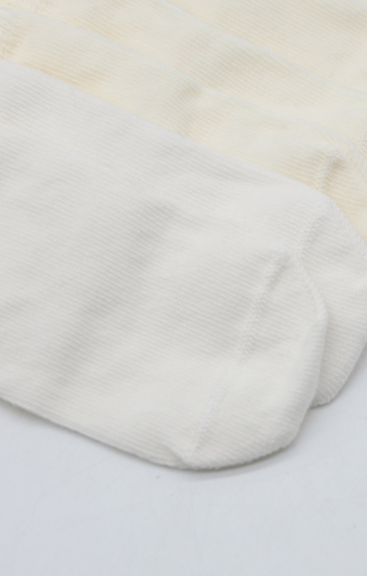 GOTS Sertifikalı 3lü Soket Çorap Ekru Natural Bej