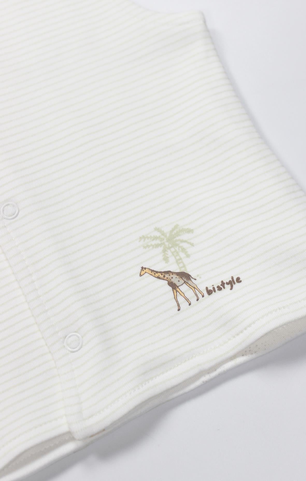 GOTS Sertifikalı Yelek Safari Yeşil-Unisex