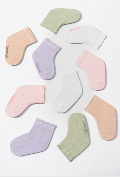 Premium 5li Çorap Seti Kız 0-3 ay