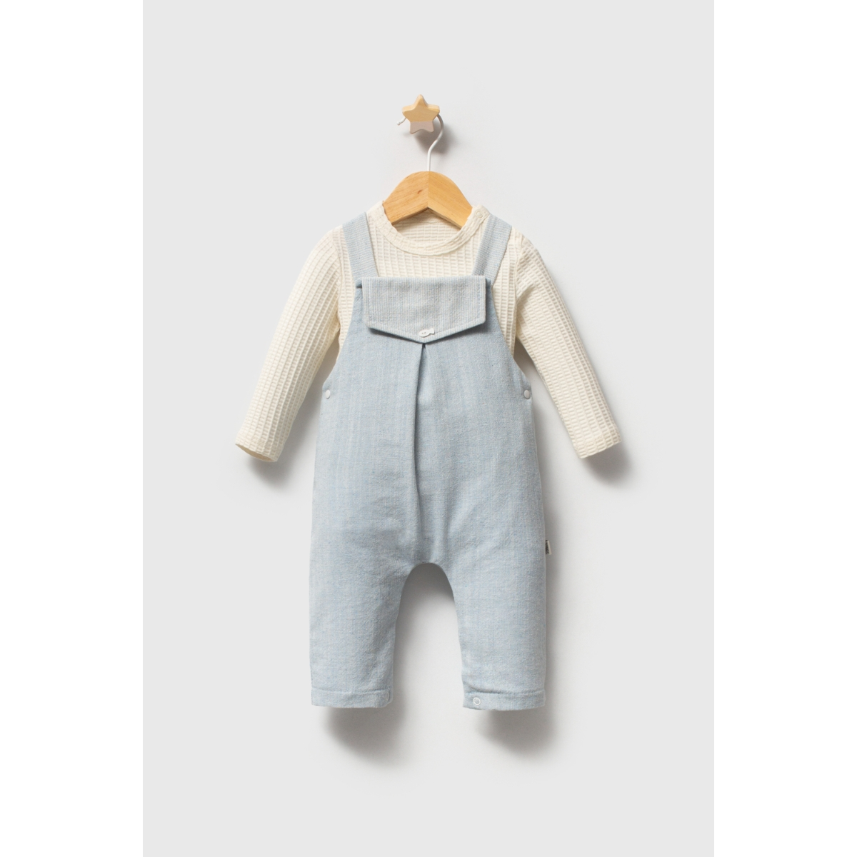 Bebek TulumTongs Sailing Soul Erkek Salopet Mavi