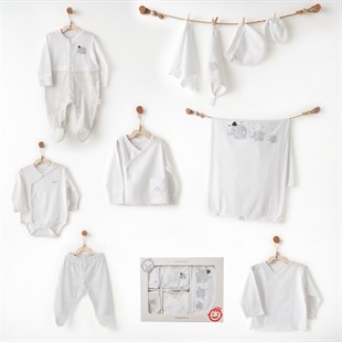 Andywawa %100 Pamuk 10lu Elephant Erkek Set