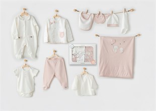 Andywawa %100 Pamuk 10lu Set Ballerina Ekru