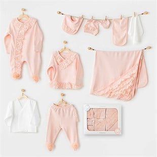 Andywawa %100 Pamuk 10lu Set Chic Girl Somon