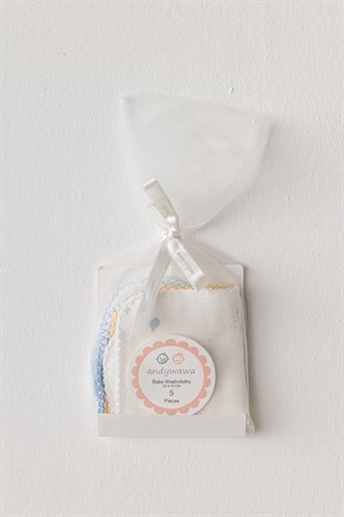 Andywawa %100 Pamuk 5li Ağız Mendili 25*25cm