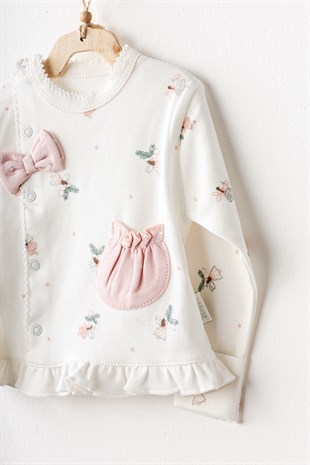 Andywawa %100 Pamuk 5li Set Pembe